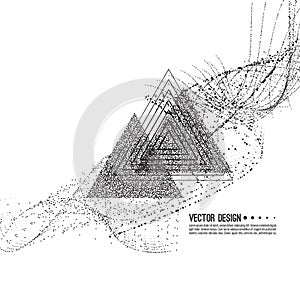 Abstract techno background