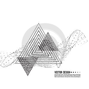 Abstract techno background