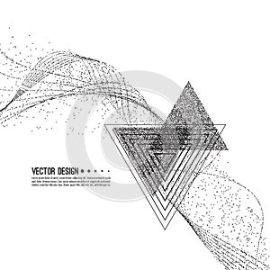 Abstract techno background