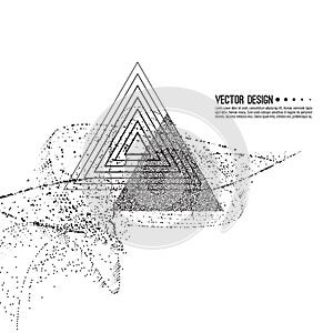 Abstract techno background