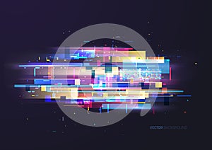 Abstract techno background. Futuristic abstract high-tech design.