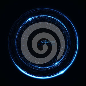 Abstract techno background.