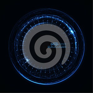 Abstract techno background.