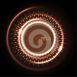 Abstract techno background.