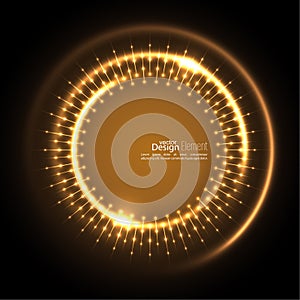 Abstract techno background.