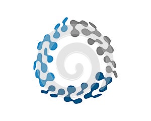 Abstract technolgy logo icon template