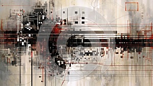 Abstract technological background