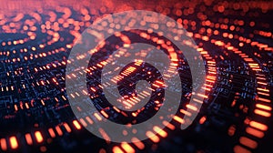 Abstract technological background