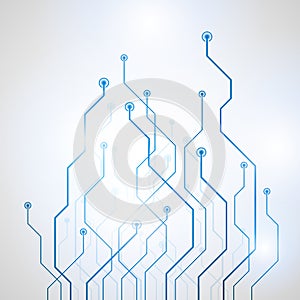 Abstract technological background. Structure square pattern