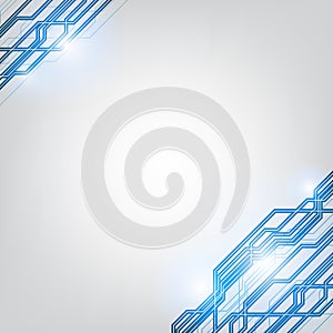 Abstract technological background. Structure square pattern back