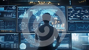 Abstract Technological Data Visualization