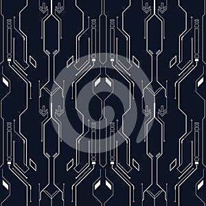 Abstract technological pattern