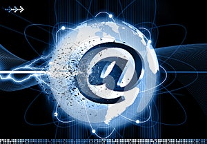 Abstract Technology background