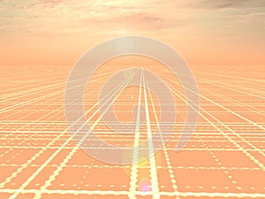 Abstract Technology Background