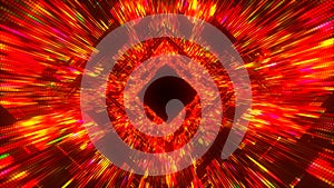 Abstract technology background. Big data digital code. Futuristic dots background. 3d rendering.