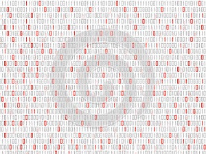 Abstract technology background with binary code, matrix backdrop