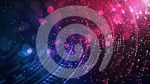 Abstract technology background. Binary code matrix. Business inteligence technology background