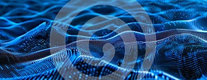 abstract technology background, binary code matrix, network hi-speed