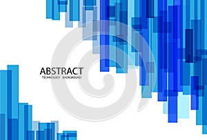 Abstract technology background, geometric squares shape