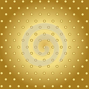 Abstract Technology Background With Gold Metal