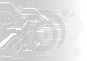 Abstract technology background gray white digital pattern high tech technology communication