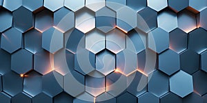 Abstract technology background hexagon glow neon line business background theme