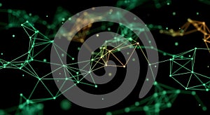 Abstract Technology Background - Network, Connection, Data, Communication, Science