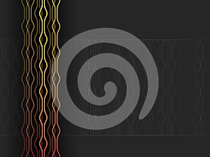 Abstract technology background orange line pattern