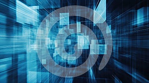 Digital grid forming abstract data connection background