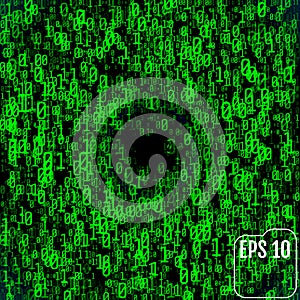 Abstract Technology Background. Web Developer. Computer Code. Pr