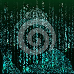 Abstract Technology Background. Web Developer. Computer Code. Programming.