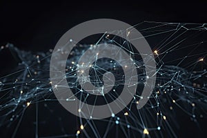 Abstract technology big data background concept. Artificial intelligence tech. Big data and cybersecurity. Transfer and storage of