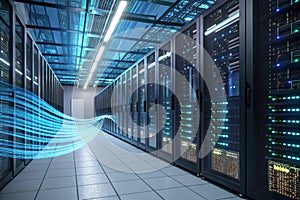 Abstract technology big data concept