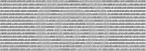 Abstract technology binary code background.Digital binary data and secure data concept with number 0 and 1.