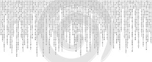 Abstract technology binary code background.Digital binary data and secure data concept with number 0 and 1.