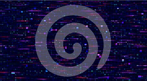 Abstract technology binary code red background with numbers