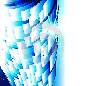 Abstract technology blue background, techno digital design