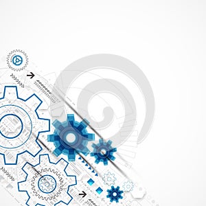 Abstract technology business template background.