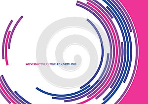 Abstract technology circles vector background