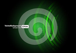 Abstract technology circles vector background