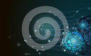 Abstract technology futuristic circuit board, Hi-tech computer d