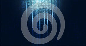 abstract technology modern square and binary photo