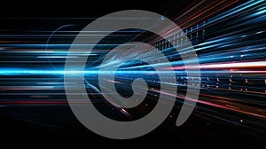 Abstract Technology Network Background Illustration