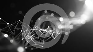 Abstract technology network forming a digital data connection