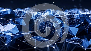 Abstract technology particles mesh background, IT, Technology, Communication