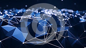 Abstract technology particles mesh background, IT, Technology, Communication