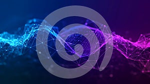 Abstract technology particles mesh background, IT, Technology, Communication