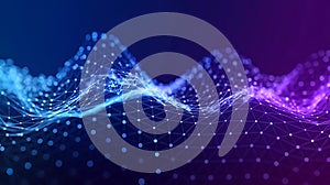 Abstract technology particles mesh background, IT, Technology, Communication