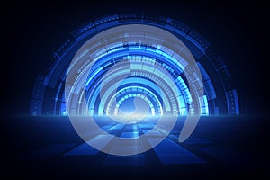 Abstract technology speed concept. vector background