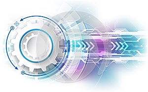 Abstract technology speed concept. vector background